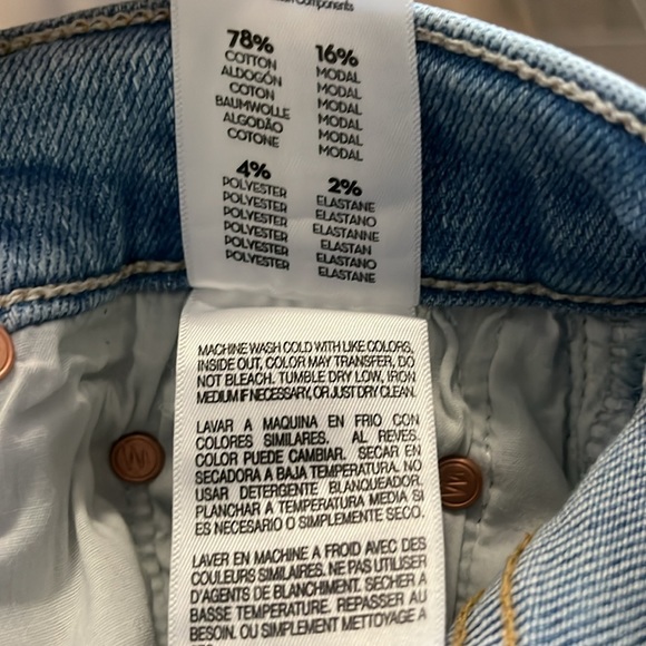 NWT MOTHER The Insider Crop Step Fray Jeans Size 32 - Picture 10 of 12